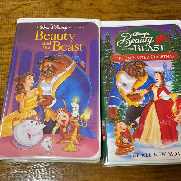 Walt Disney Beauty and the Beast VHS tapes (2) - Picture 1 of 6